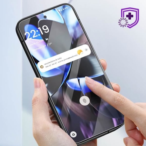 Hærdet glas - FORCE GLASS - Google Pixel 9/9 Pro - Modstandsdygtig 9H+ - 2.5D beskyttelse - Anti-eksplosion Transparent
