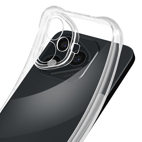Coque för Honor 400 Silikon Mjuk fin Förstärkta hörn Bumpers Enkay Transparent