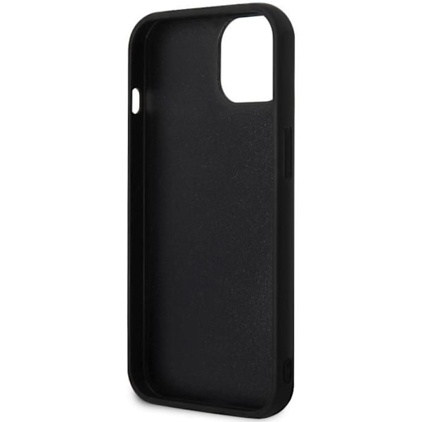 Karl Lagerfeld 3D Gummi Karl og Choupette Bagcover til iPhone 14 Sort