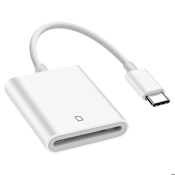 USB-C-sovitin SD-kortinlukijalla - Avizar - Valkoinen
