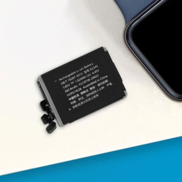 Internt batteri til Apple Watch Series 6 (40 mm) - Kapacitet 265mAh - Kompatibel - Sort
