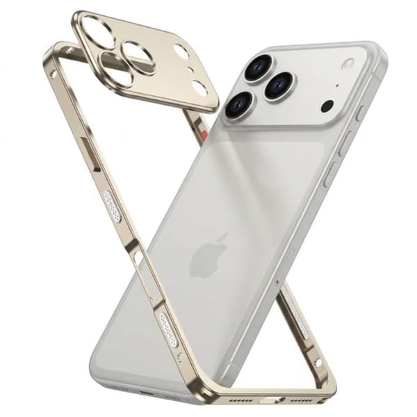 iPhone 18 Pro Max: Iskunkestävä Suojakuori, jossa on Integroitu Kamerasuoja, Harmaa Grå