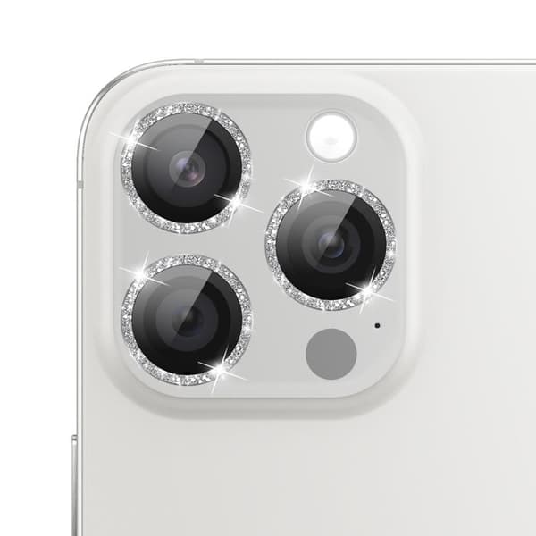 Kameransuoja iPhone 15 Pro / 15 Pro Max / 16 Pro / 16 Pro Max Zanaé Hopea Grå