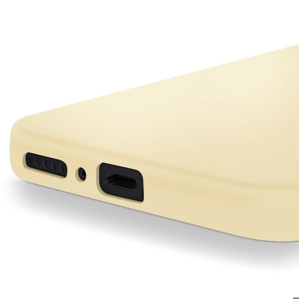 Coque til Xiaomi Redmi Note 14 5G Semi-rigid Soft-touch Anti-fingerprint Gul Gul