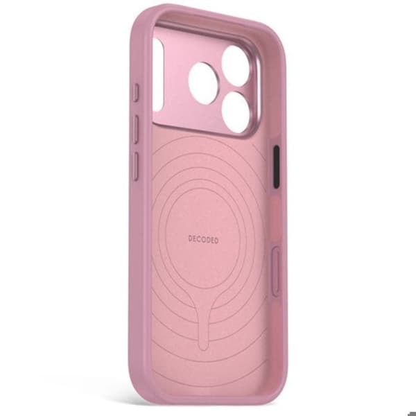 MagSafe-cover til iPhone 17 Pro / 18 Pro i antimikrobielt silikone Decoded Rose Ros