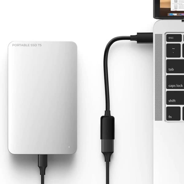 OTG USB C-adapter - Sort - USB Hun til USB-C - 17,5 cm - Dataoverførsel