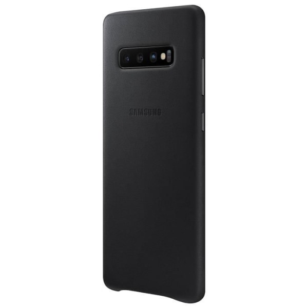 Samsung Galaxy S10 Plus Cover Original Beskyttelse Sort Anti-shock Læder Samsung