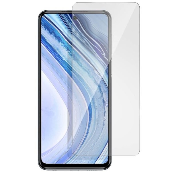 Xiaomi Redmi Note 9S / 9 Pro / 9 Pro Max hærdet glasfilm 9H - gennemsigtig hvid Klar vit