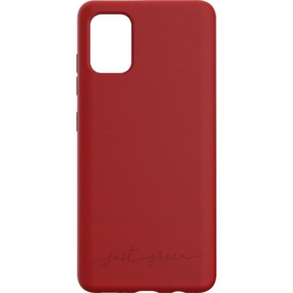 JUST GREEN Organic shell til Galaxy A51 Red