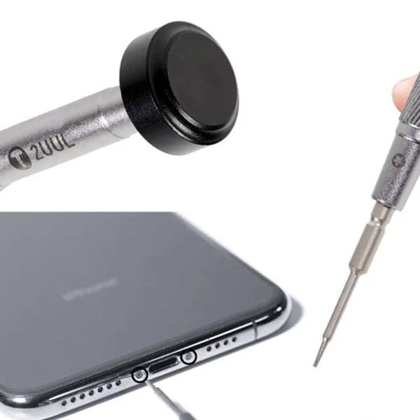 Precision Pentalobe Skruvmejsel 0,8 mm för iPhone Magnetisk 2UUL Silver