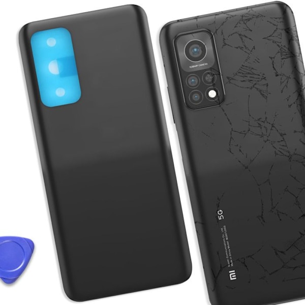 Takakansi korvaava osa Xiaomi Mi 10T Pro musta Svart