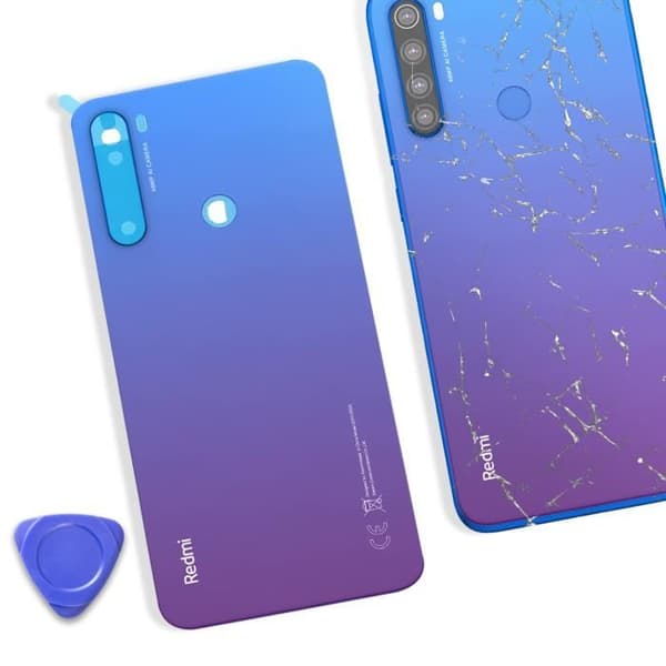 Batterikort - XIAOMI - Redmi Note 8T - Original - Mörkblå - Följ lätt installation Blå