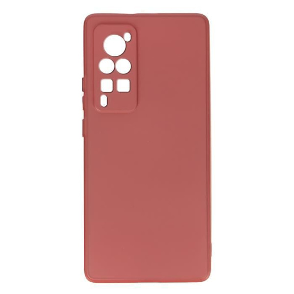 Skyddshölje - AVIZAR - Vivo X60 Pro - Flexibelt silikon - Soft Touch-yta - Hallonrosa Hallonrosa