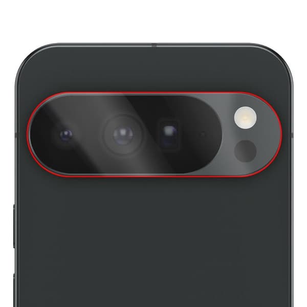 Erstatningslinse til Bagkamera Google Pixel 10 Pro XL med Sort Ramme Svart
