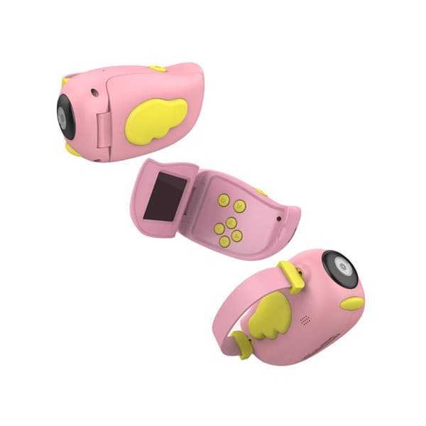 Børnekamera - Techkidz - iFly - 12MP - 2 tommer skærm - Ergonomisk design Rosa