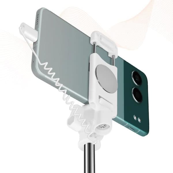 Perche à Selfie - LinQ - Miroir intégré - USB C - 92 cm - Bouton Déclencheur
