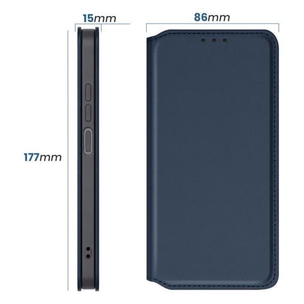 Fodral för Xiaomi Redmi A7 Pro Plånbok med Videostöd Blå Blå