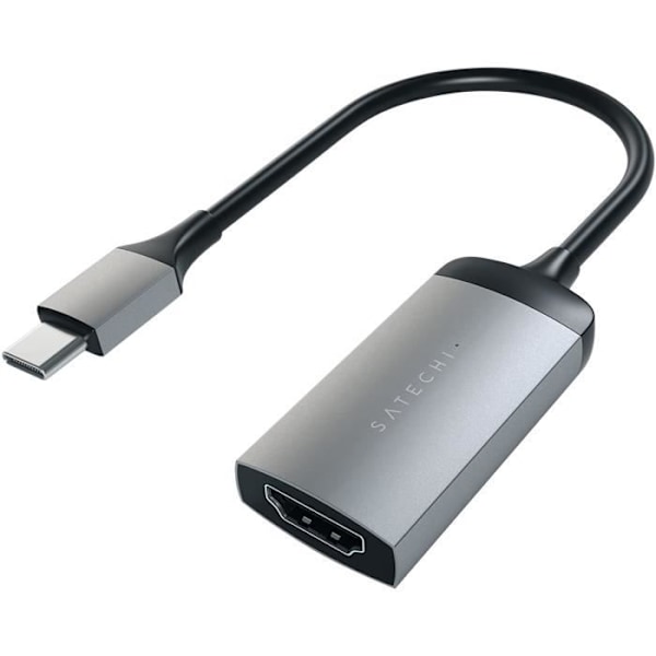USB C til HDMI-adapter - Satechi - 4K 60Hz - Kompakt - Grå - 19g