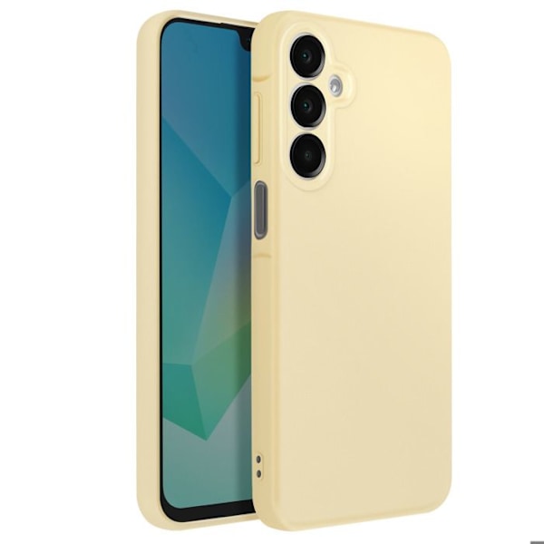 Coque för Samsung Galaxy A16 Semi-rigid Soft-touch Anti-spår Gul Gul