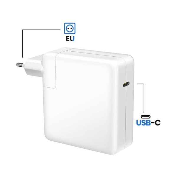 Laddare för Galaxy Book3 / 4 Ultra USB-C 96W + Kabel 1,8m Vit Vit