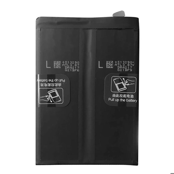 Internt batteri för Realme GT 2 Pro 5000mAh 100 % kompatibelt Ersätter BLP887 Svart
