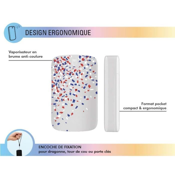 Magic Cleansing & Antibacterial Spray 15 ml Confetti White - Force Glass pappakke