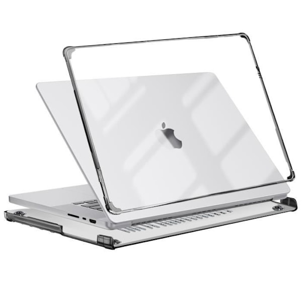 Coque Intégrale - SUPCASE - MacBook Pro 14 2023 - Antichoc - Svart Transparent - MIL STD 810G Svart