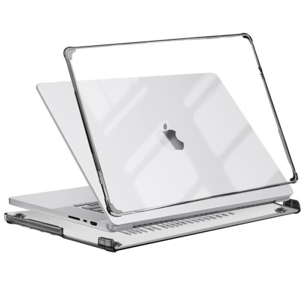 Helt fodral för MacBook Pro 14 2023, 2022 och 2021 Stötsäker Supcase Transparent Black