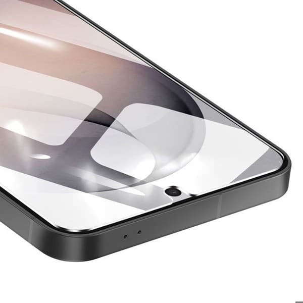 Härdat glas för Galaxy S26, rep- och stötresistent, transparent Vit