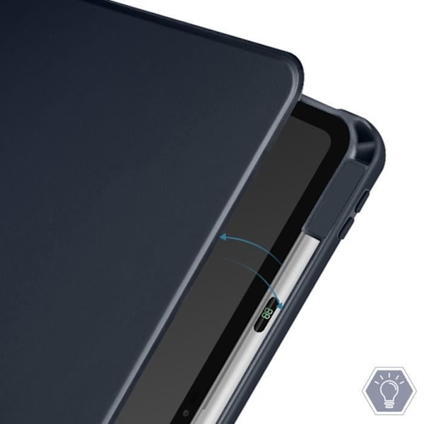 Fodral för iPad Pro 11 2024 - AVIZAR - Roterande flipstativ - Midnattsblå Blå