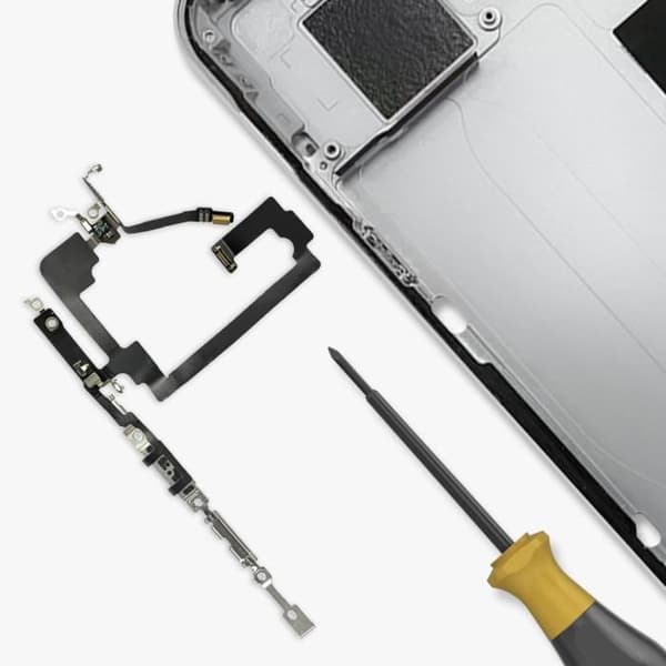 Strøm- og Bluetooth-knapkabel til iPhone 15 Plus Sort Svart