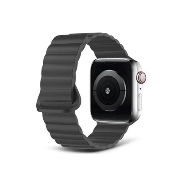 Apple Watch 44/45/46/49mm Ranneketju Musta Svart