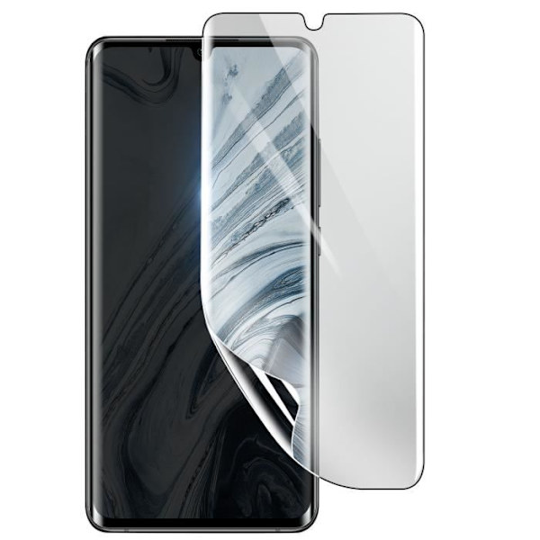 Skærmbeskytter - 3MK - Xiaomi Mi Note 10 Pro - Stødsikker Hydrogel - Gennemsigtig - Ridsefast Transparent