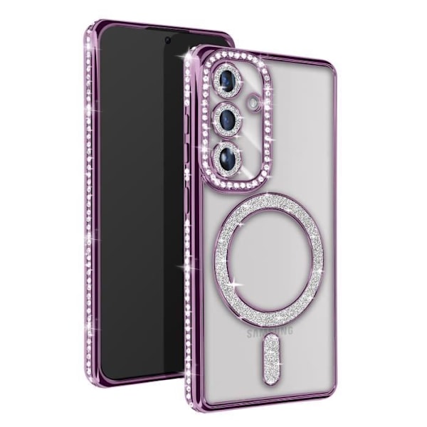 Coque - AVIZAR - Samsung Galaxy S24 - Rigide - Violet - Kompatibel med MagSafe Lila
