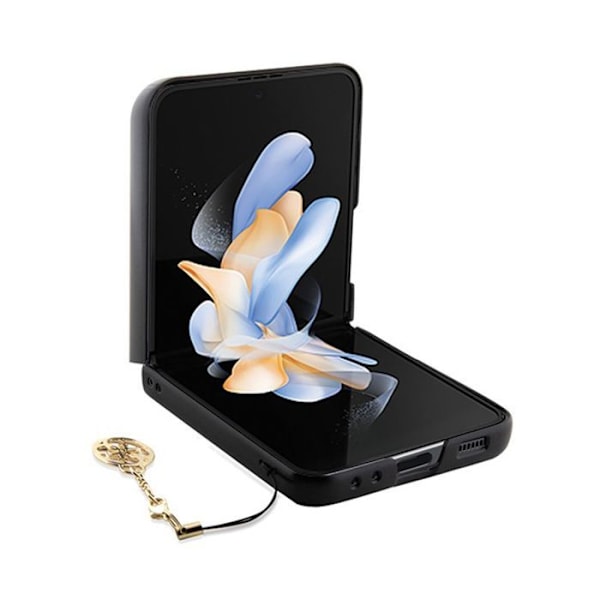 Telefonetui - Guess telefon bumper Samsung Galaxy Z Flip5 Beskyttelsesetui 4G Charms Collection Brun