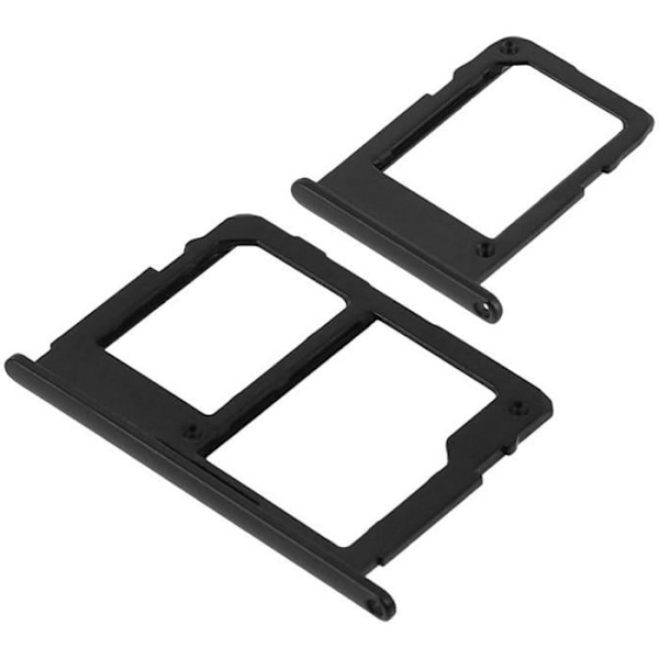 SIM-kortslayout - AVIZAR - Samsung Galaxy J3 2017 - Svart - 2x nano SIM + microSD - Enkel att byta ut Svart