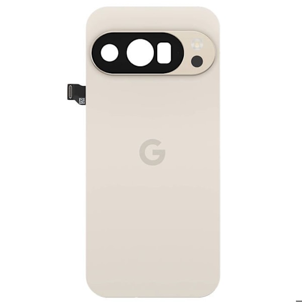 Originalt batteri för Google Pixel 10 Pro med förinstallerad vit Google-lim Vit