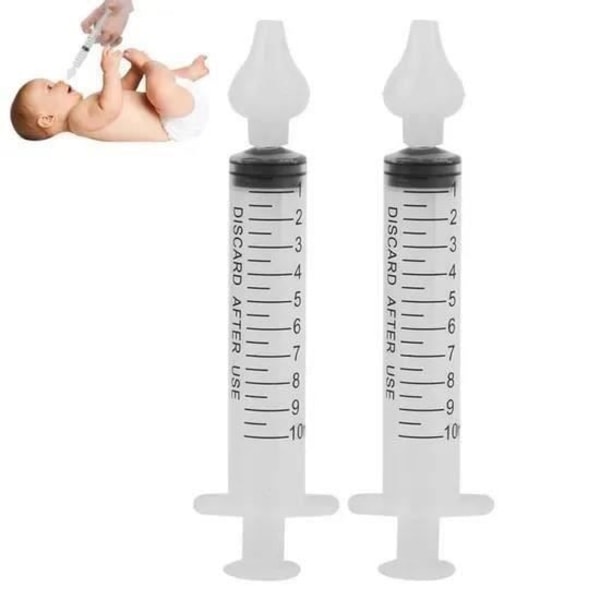 Light-XINGIXJ ---2 box Professionell spruta för nässpolning för bebisar Bärbar nässpolare för nässköljning av nässköljmedel