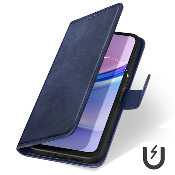 Etui til Samsung Galaxy A16 Håndledsrem Flip Wallet Stand Blå Blå
