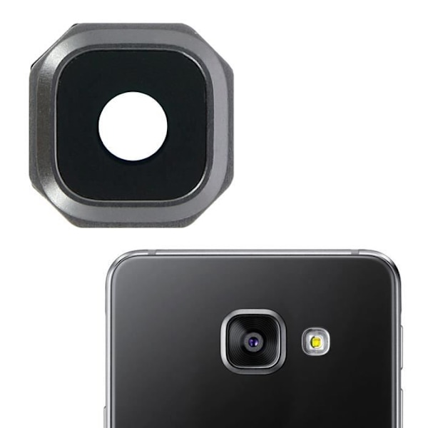 Skyddslins - Samsung - Galaxy A3/A5/A7 2016 - Svart - Ersättning - Fotoförbättring Svart