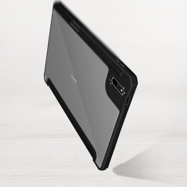 Etui - Huawei - MatePad 11 - Fuld beskyttelse - Videostativ - Øko-læder soft touch Svart / Transparent Rygg