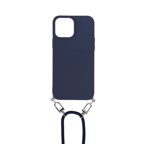 Cover til iPhone 13 Pro - AVIZAR - Silikone - Nylon Snor - Resin Kæde - Blå Blå