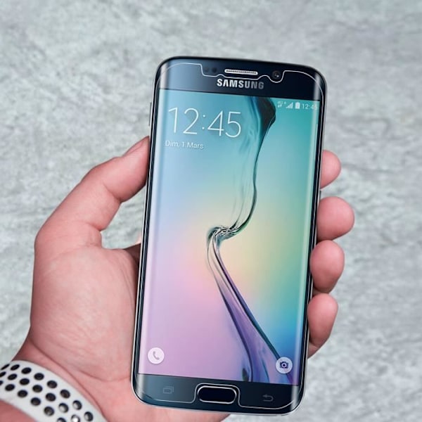 Samsung Galaxy S6 Edge Självreparerande Film Arc Special Edition 3mk Transparent Vit