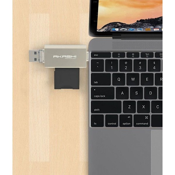 SD / Micro SD kortinlukija 3 in 1 AKASHI ALTSDREADER 3 IN 1