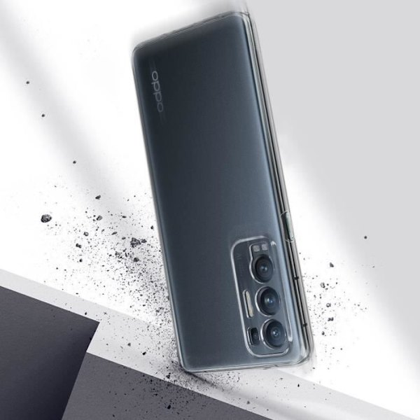 Skyddsskal - Oppo - Find X3 Neo - Vit - Tunn och lätt design - Fullständigt skydd Vit