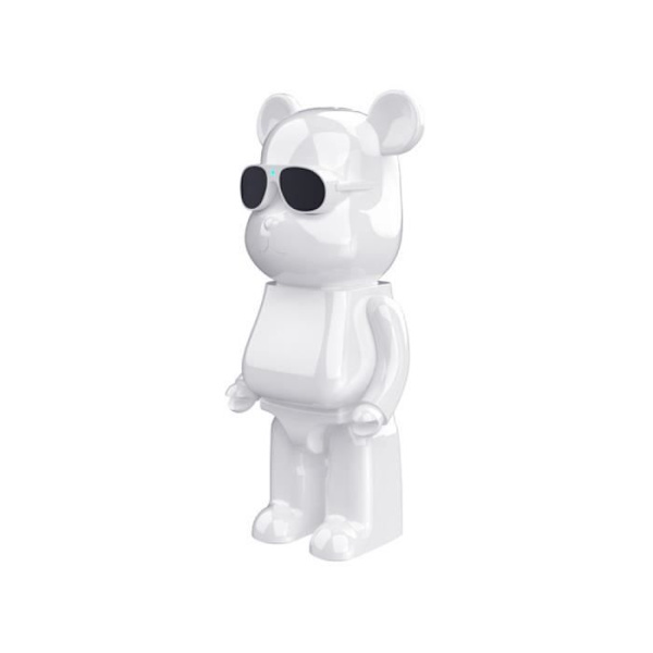 Bærbar Bluetooth 5.2 højttaler Model Ourson 3W TechKidz Hvid Vit