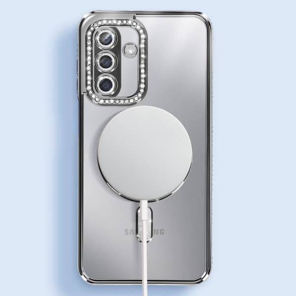 Coque Magsafe - AVIZAR - Galaxy A17 - Sort - Strass - Beskyttelse mod stød og ridser Svart