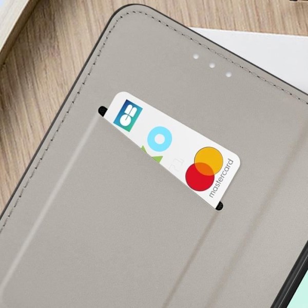 Etui til Honor X8b - AVIZAR - Magnetisk klap med kortplads og støttefunktion - Sort Svart