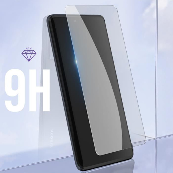 Härdat glas för Xiaomi 13 Lite Anti-repa Anti-fingeravtryck transparent Vit