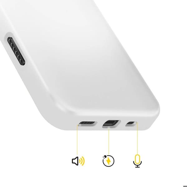 iPhone Air-fodral Modell SolidX Stötsäker 3,5 m certifierad MIL-STD 810G Rhinoshield Vit Vit